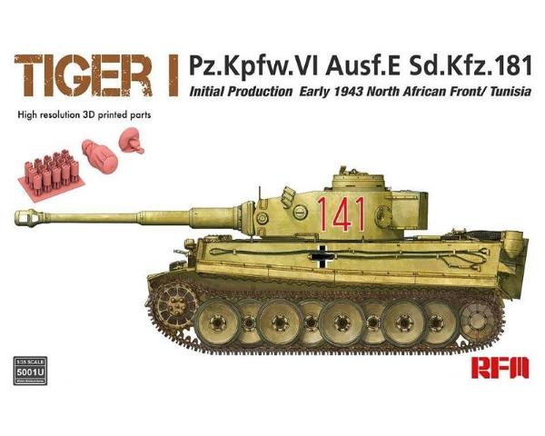 RFM RM-5001U TIGER I INITIAL PROD. 1943 WITHOUT INTERIOR (1/35