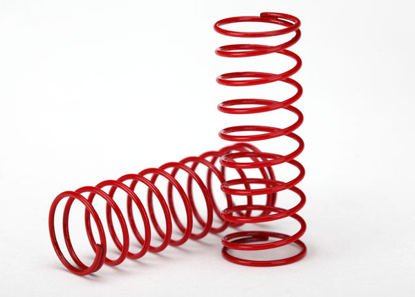 7666 Traxxas LaTrax GTR Shock Springs (0.314 rate) (Red) (2)