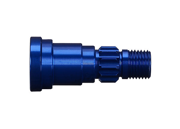 7768 Stub axle, aluminum (blue-anodized) (1) (use only with #7750X driveshaft)