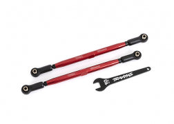 7897R Traxxas Toe links front TUBES Red-anodized (2)