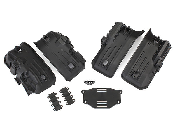 8072  Fenders, inner, front & rear (2 each)/ rock light covers (8)/ battery plate/ 3x8 flat-head screws (4)