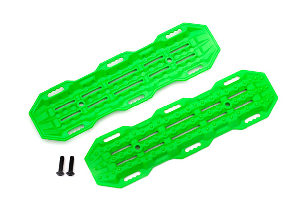 8121G  Traction boards, green/ mounting hardware