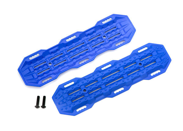 8121X  Traction boards, blue/ mounting hardware