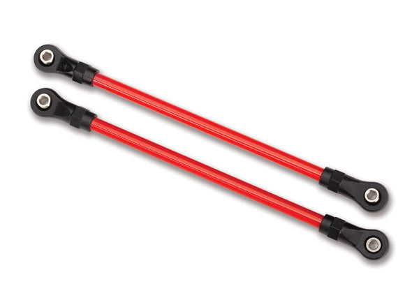 8145R  Suspension links, rear lower, red (2) (5x115mm, powder coated steel) (assembled with hollow balls) (for use with #8140R TRX-4® Long Arm Lift Kit)