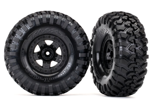 8181  Tires and wheels, assembled, glued (TRX-4® Sport 2.2” wheels, Canyon Trail 5.3x2.2” tires) (2)