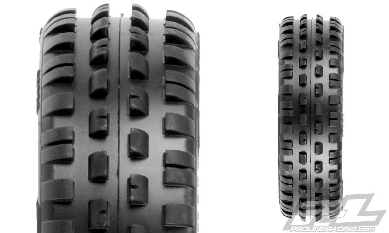 PRO8230103 Wedge Squared 2.2" 2WD Z3 (Medium Carpet) Off-Road Carpet Buggy Front Tires