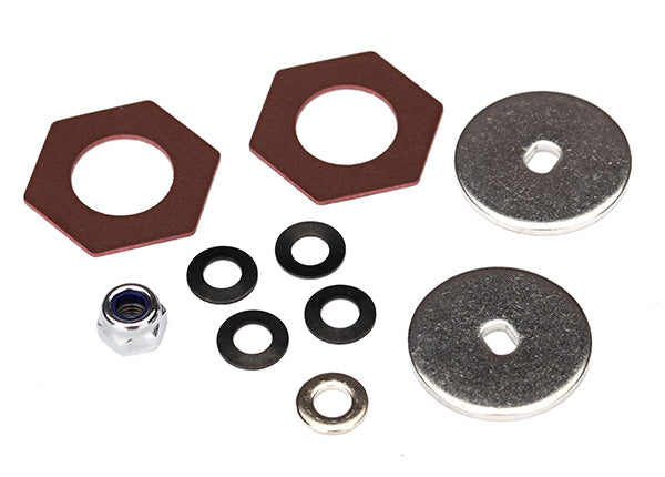 8254 Rebuild kit, slipper clutch (steel disc (2)/ friction insert (2)/ 4.0mm NL (1)/ spring washers (4), metal washer (1))