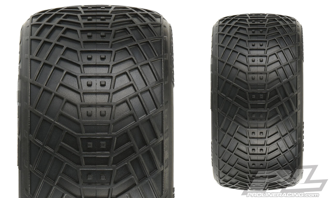 PRO8256 Neumáticos traseros para buggy todoterreno Positron de 2,2" para ruedas traseras de buggy de 2,2" 1:10, incluye espuma de celda cerrada
