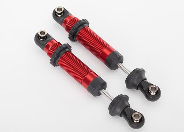 8260R Shocks, GTS, aluminum (red-anodized) (assembled with spring retainers) (2)