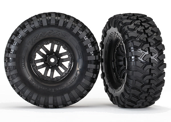 8272 Tires and wheels, assembled, glued (TRX-4® 1.9” wheels, Canyon Trail 4.6x1.9” tires) (2)