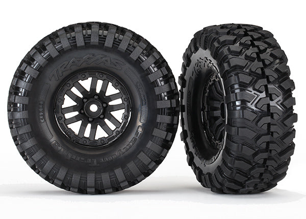 8272 Llantas y ruedas, ensambladas, pegadas (ruedas TRX-4® de 1,9”, llantas Canyon Trail de 4,6x1,9”) (2)