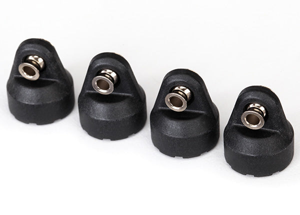 8361 Shock caps (black) (4) (assembled with hollow balls)