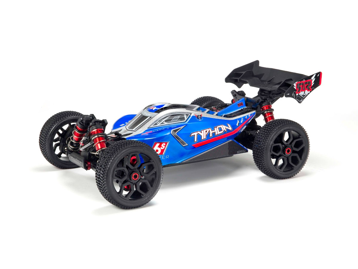 AR406118 TYPHON 6S BLX PAINTED DECALED TRIMMED BODY (BLUE) -ARAC3323