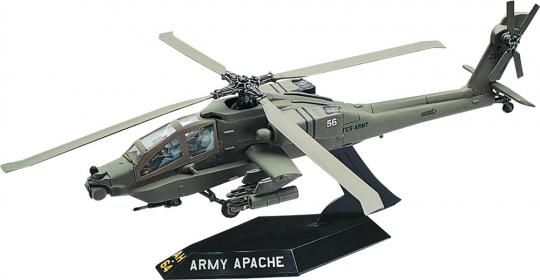 REV1183 AH-64 ESCRITORIO HELICÓPTERO APACHE (1/72) SL2 SNAPTITE
