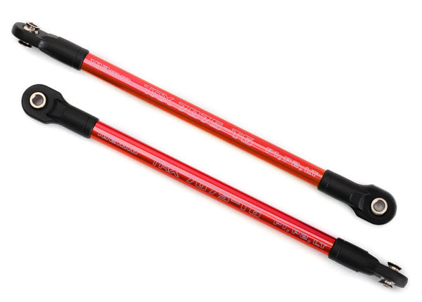8619R Push rods, aluminum (red-anodized) (2) (assembled with rod ends)