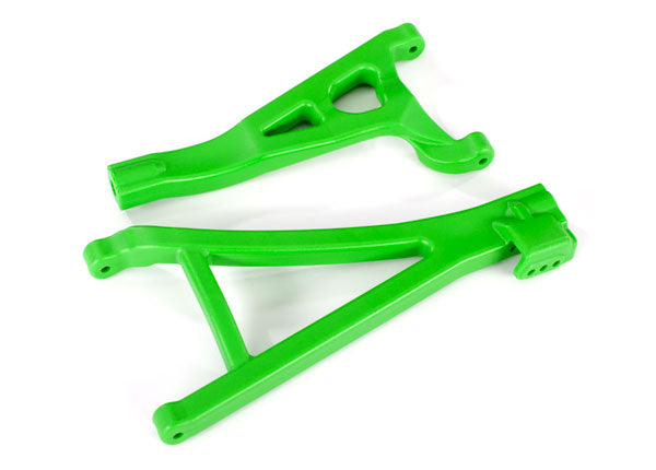 8631G Suspension arms, green, front (right), heavy duty (upper (1)/ lower (1))