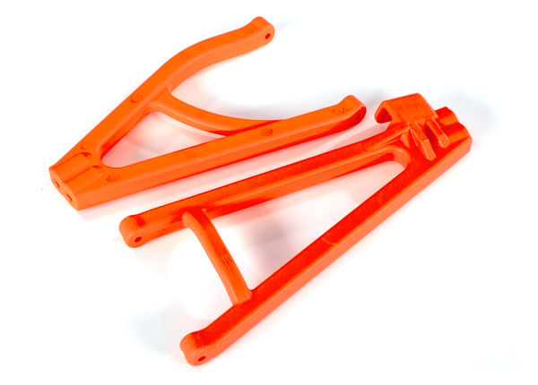 8633T Traxxas Suspension arms, orange, rear (right), heavy duty