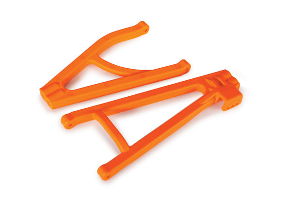 8634T Traxxas Suspension arms, orange, rear (left), heavy duty