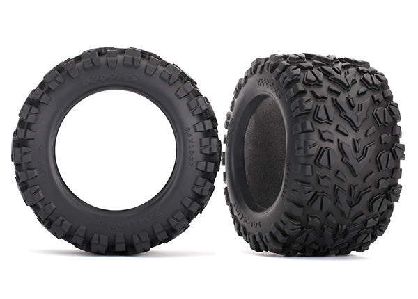 8670 Traxxas Tires, Talon EXT 3.8" (2), foam inserts (2)