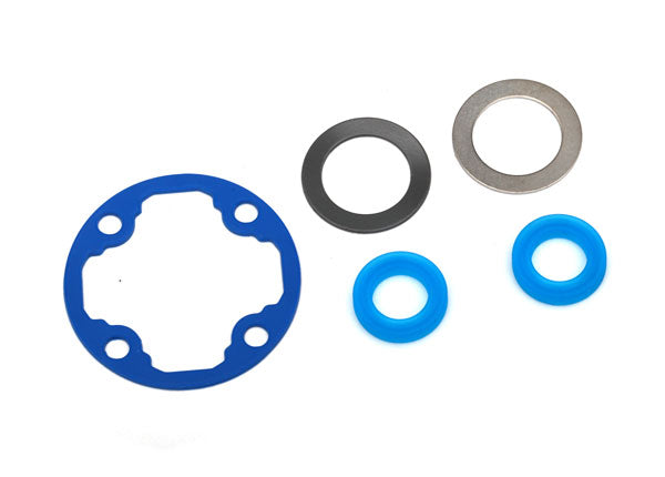 8680 Differential gasket/ x-rings (2)/ 12.2x18x0.5 metal washer (1)/ 12.2x18x0.5 PTFE-coated washer (1)
