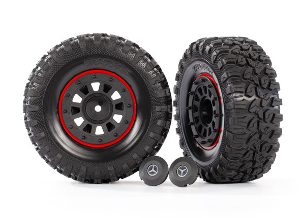 8874 Tires and wheels, assembled, glued