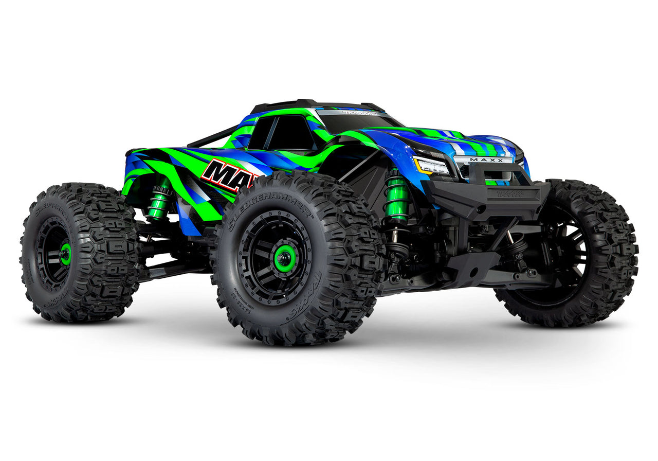 89086-4 Traxxas Maxx V2 avec WideMaxx RTR Vert