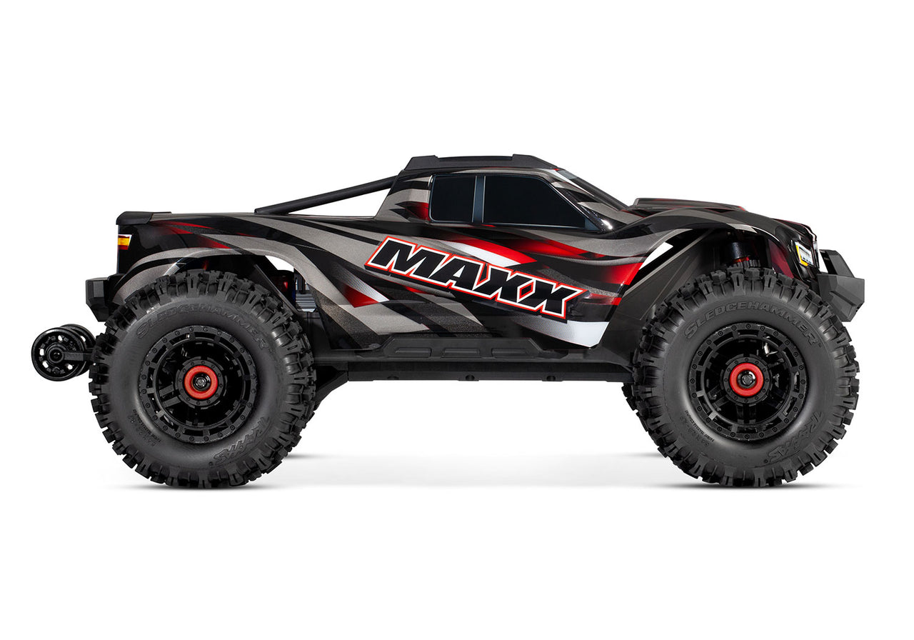 89086-4 Traxxas Maxx V2 w/ WideMaxx RTR Red