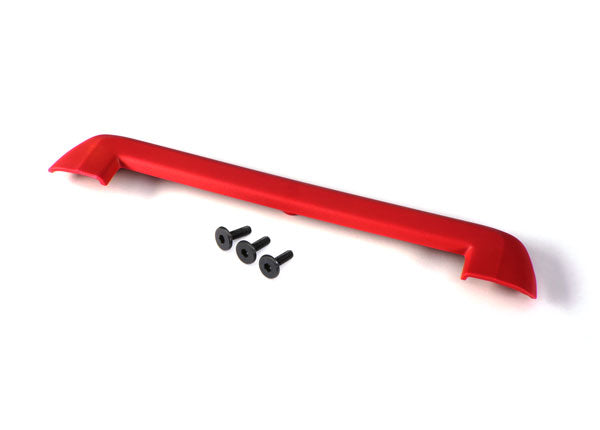 8912R Protector de puerta trasera, rojo/tornillo de cabeza plana de 3x15 mm (4)