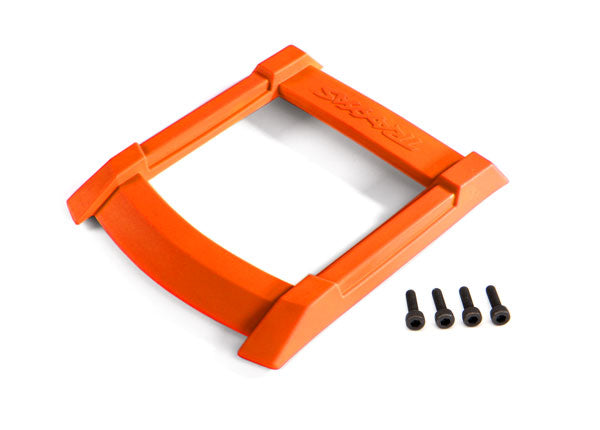 8917T Skid plate, roof (body) (orange)/ 3x12mm CS (4)