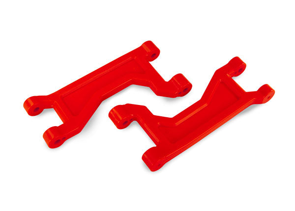 8929R Suspension arms, upper, red (left or right, front or rear) (2)
