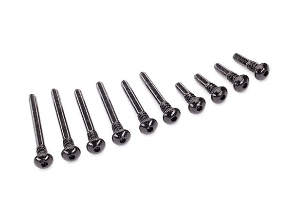 8940 Suspension screw pin set, front or rear (hardened steel), 4x18mm (4), 4x38mm (2), 4x33mm (2), 4x43mm (2)