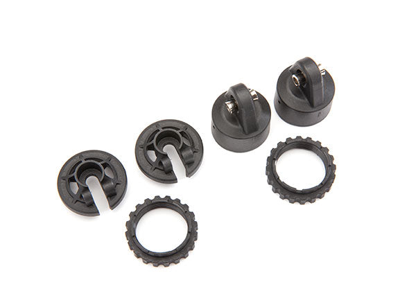 8964 Shock caps, GT-Maxx® shocks/ spring perch/ adjusters/ 2.5x14 CS (2) (for 2 shocks)