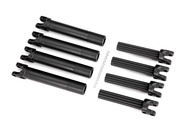 8993 Half shaft set, left or right (plastic parts only) (internal splined half shaft/ external splined half shaft) (4 assemblies) (for use with #8995 WideMaxx™ suspension kit)