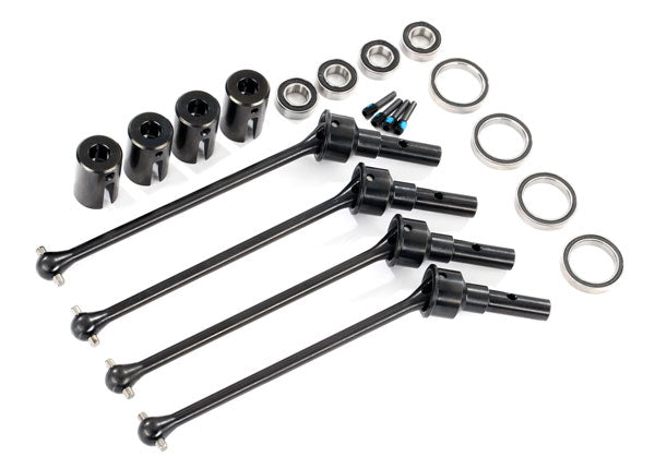 8996X Traxxas Driveshafts, steel constant-velocity (assembled), F/R