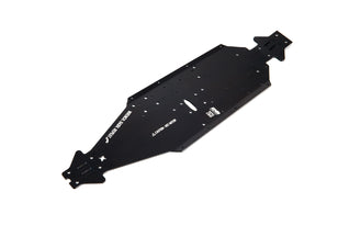 ARA320570 Aluminum Chassis CNC 7075 T6 LWB Black