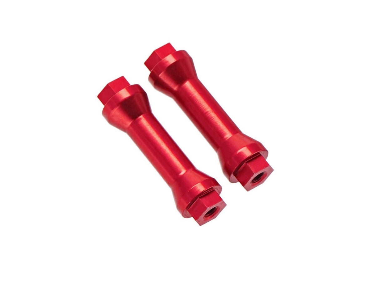 AR320217 CNC ALUMINIUM WING POSTS (RED) (2PCS) -ARAC9694