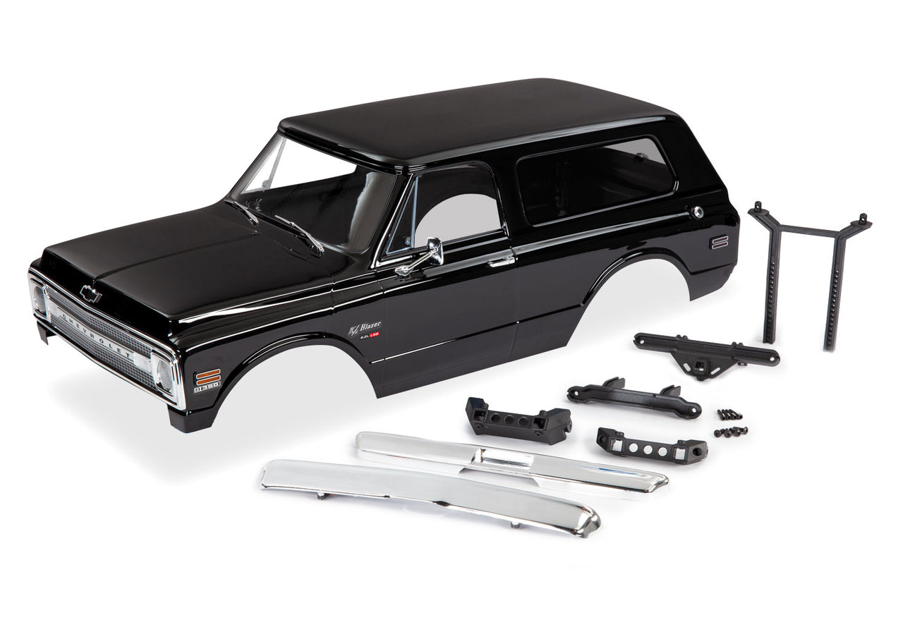 9112X Traxxas Body, Chevrolet Blazer (1969), complete (black)