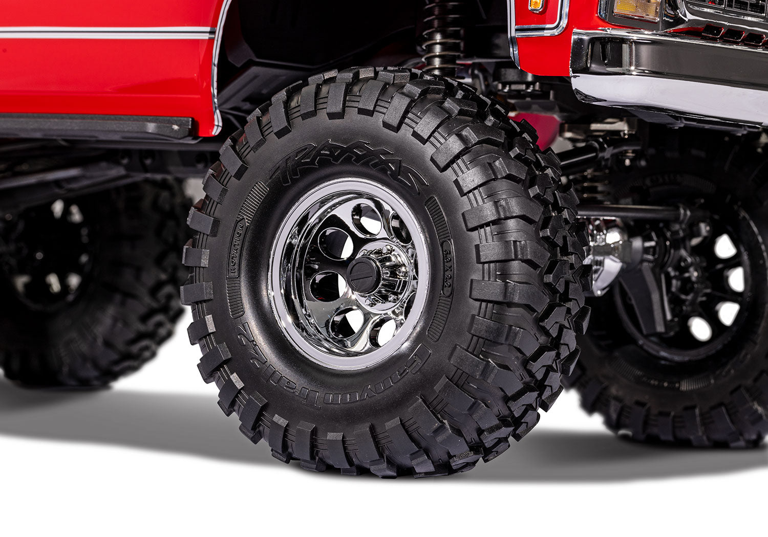 92056-4 - 1/10 Traxxas TRX-4 Chevrolet K10 Cheyenne High Trail Edition -  Red - AMR RC