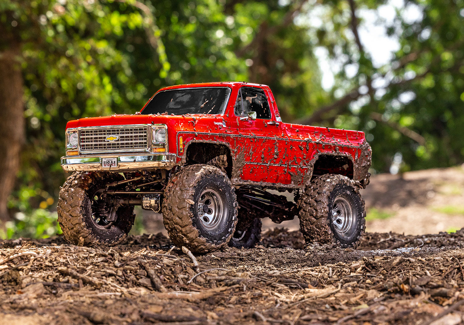 92056-4RED Traxxas TRX4 Chevrolet K10 Cheyenne High Trail