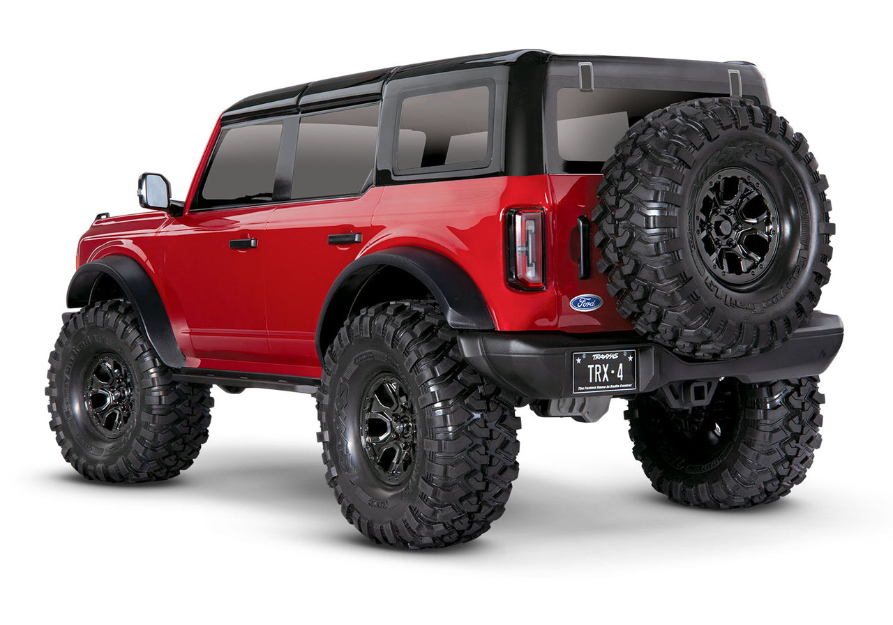 92076-4ROUGE Traxxas TRX4 2021 Ford Bronco RTR ROUGE