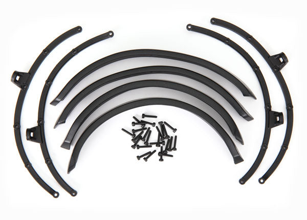 9227 Élargisseurs d'ailes, avant et arrière (2 de chaque)/supports d'évasement (4)/2x8 CS (24) (convient à la carrosserie #9211) 