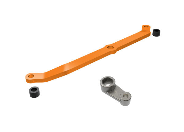 9748-ORNG Traxxas Steering Link, Aluminum (Orange-Anodized)