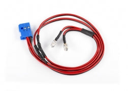 9786 Arnés de cables Traxxas, luces LED (delanteras)/bridas (2)