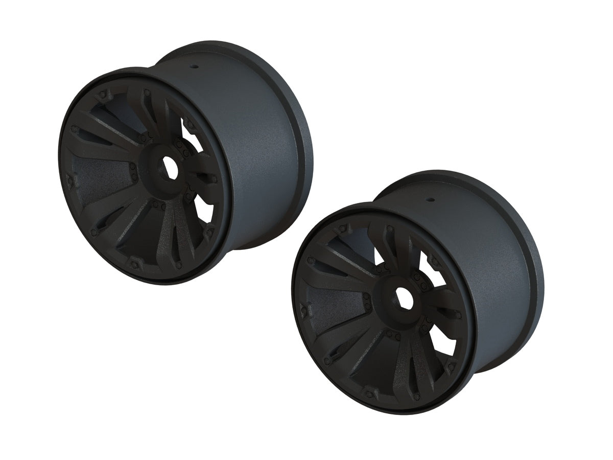 AR510111 MT 3.8" WHEEL 17mm HEX (BLACK/2PCS) ARAC9465