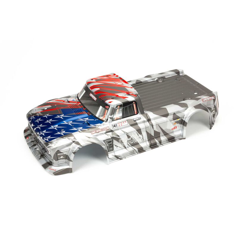 ARA410006 Painted Body, Silver/Red: INFRACTION 6S BLX