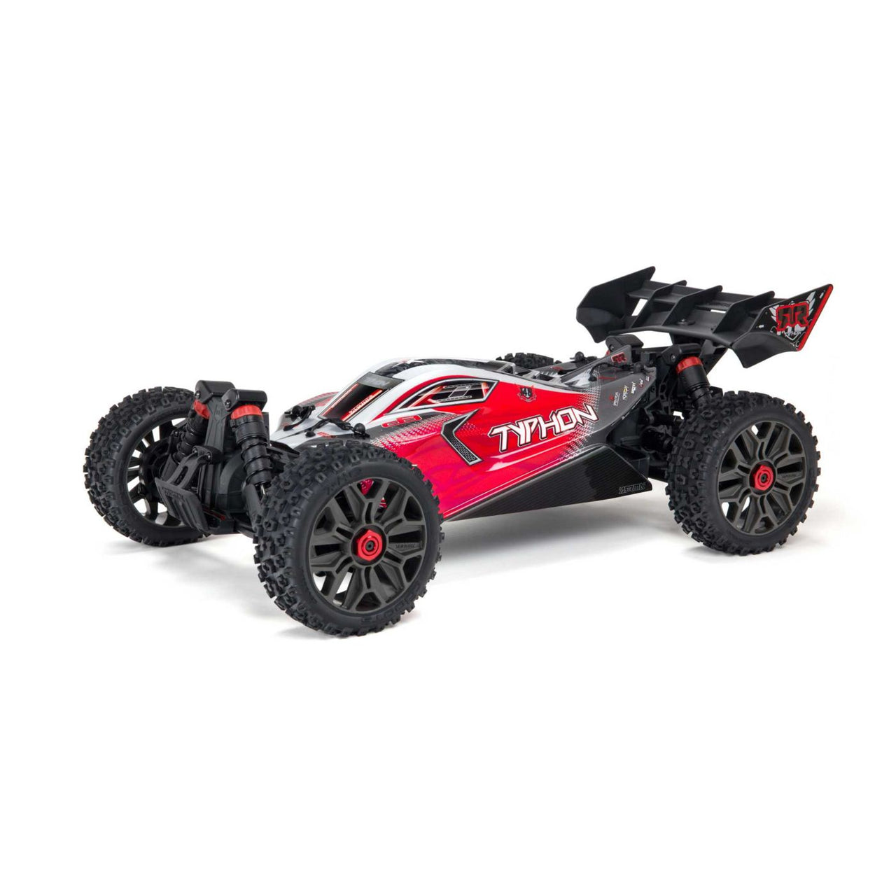 ARA4306V3 Arrma TYPHON 4X4 V3 3S BLX RTR, Red