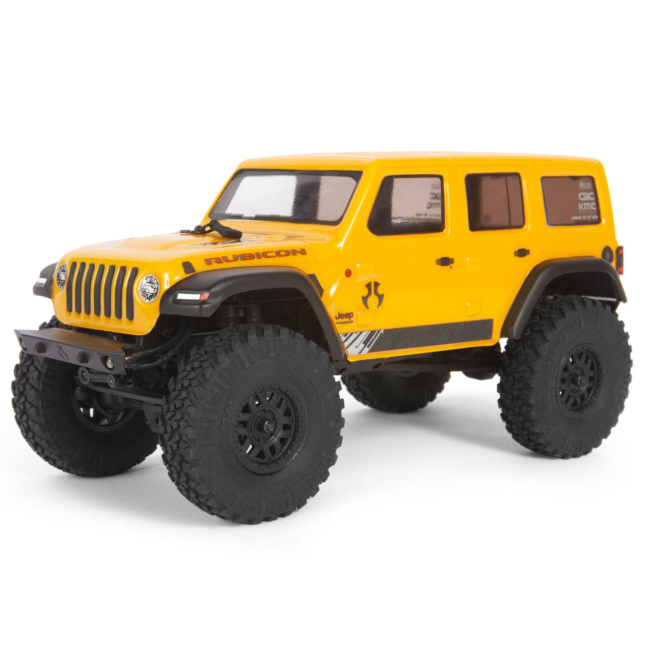 AXI00002V2T2 AXIAL SCX24 2019 Jeep Wrangler JLU CRC RTR, jaune 