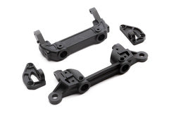 AXI251008 SCX6 : Support de pare-chocs avant/Supports de carrosserie, FR/RR