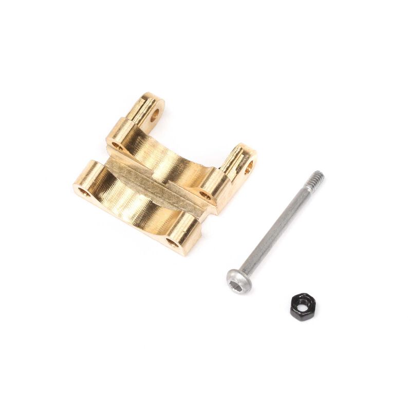 AXI302006 Rear Upper Link Mount, Brass: SCX24