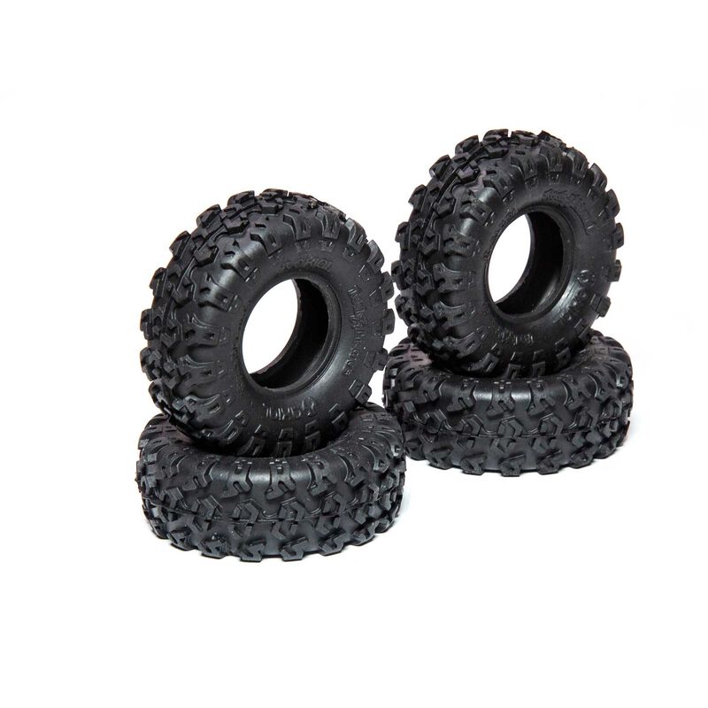 AXI40003 1.0 Rock Lizards Tires (4): SCX24